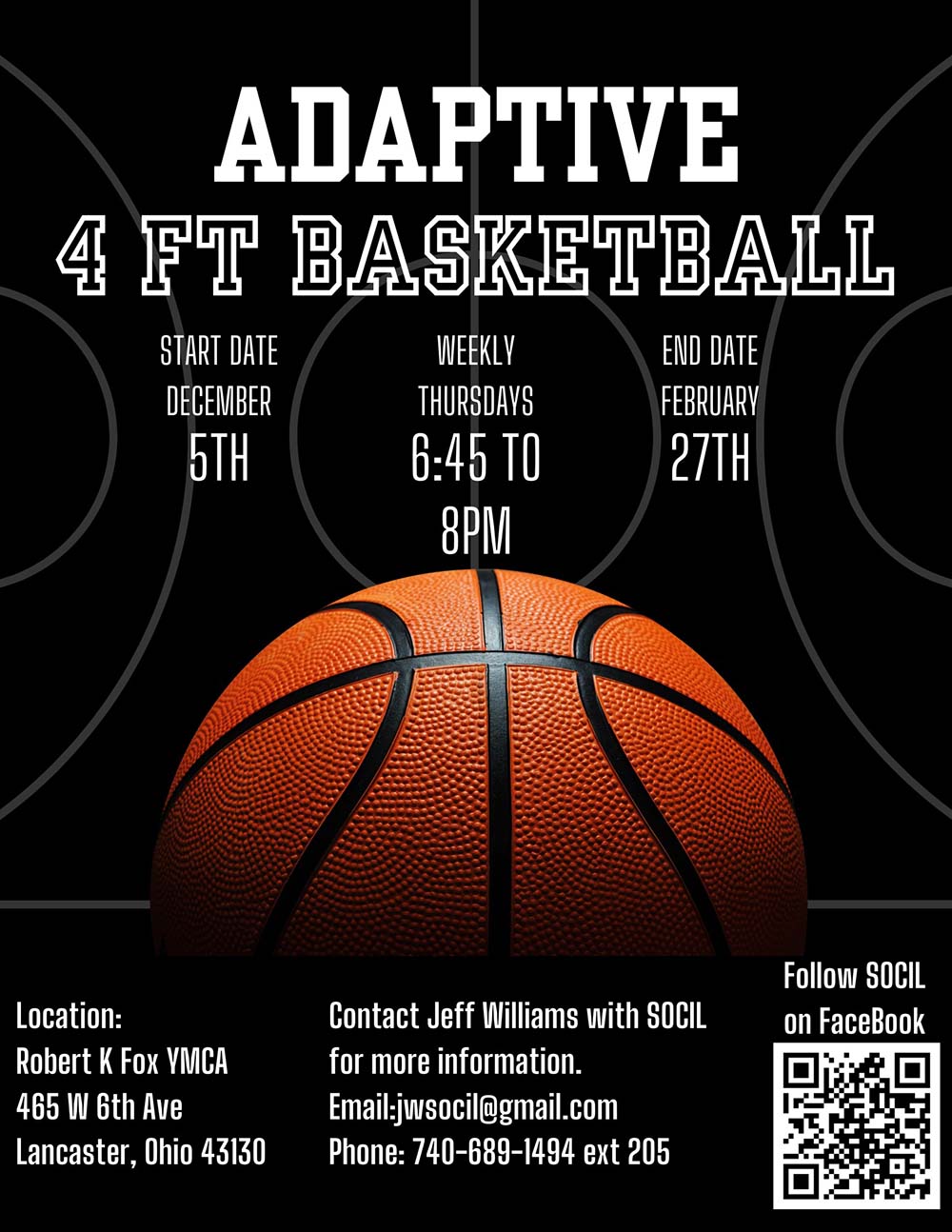 Adaptive Basketball Fairfield County ad