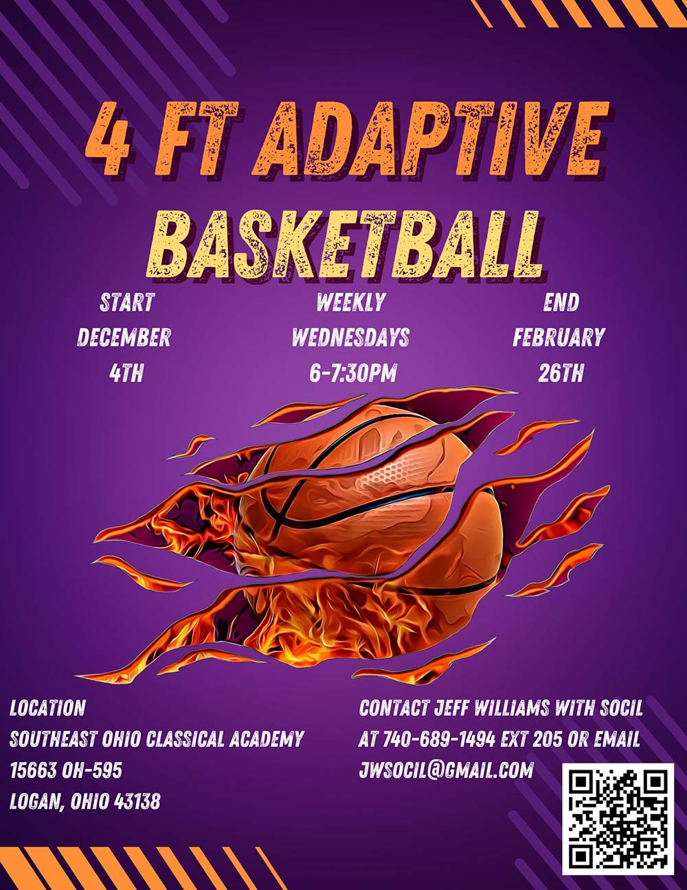 Adaptive Basketball Hocking County ad